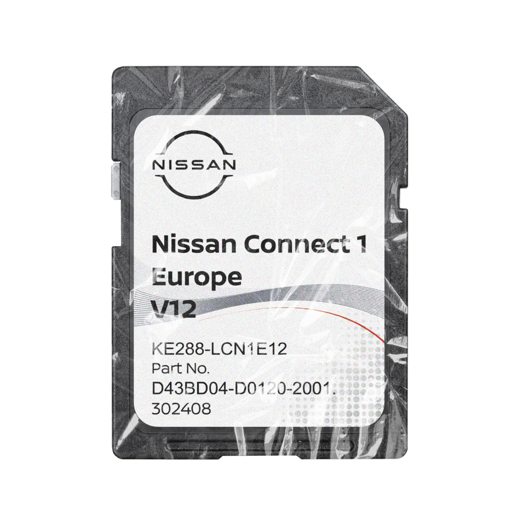 Nissan Connect 1 V12 2022 Europe SD Card Sat Nav Map Update | KE288-LCN1E12 / P43BD04-D1200-2001