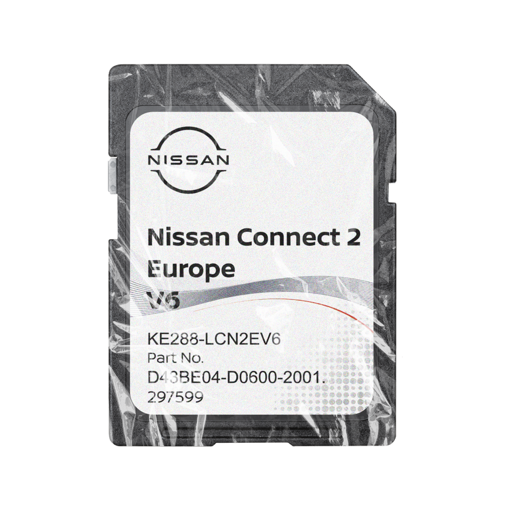 Nissan Connect 2 V6 2022 Europe SD Card Sat Nav Map Update | KE288-LCN2EV6 / P43BE04-D0060-2001