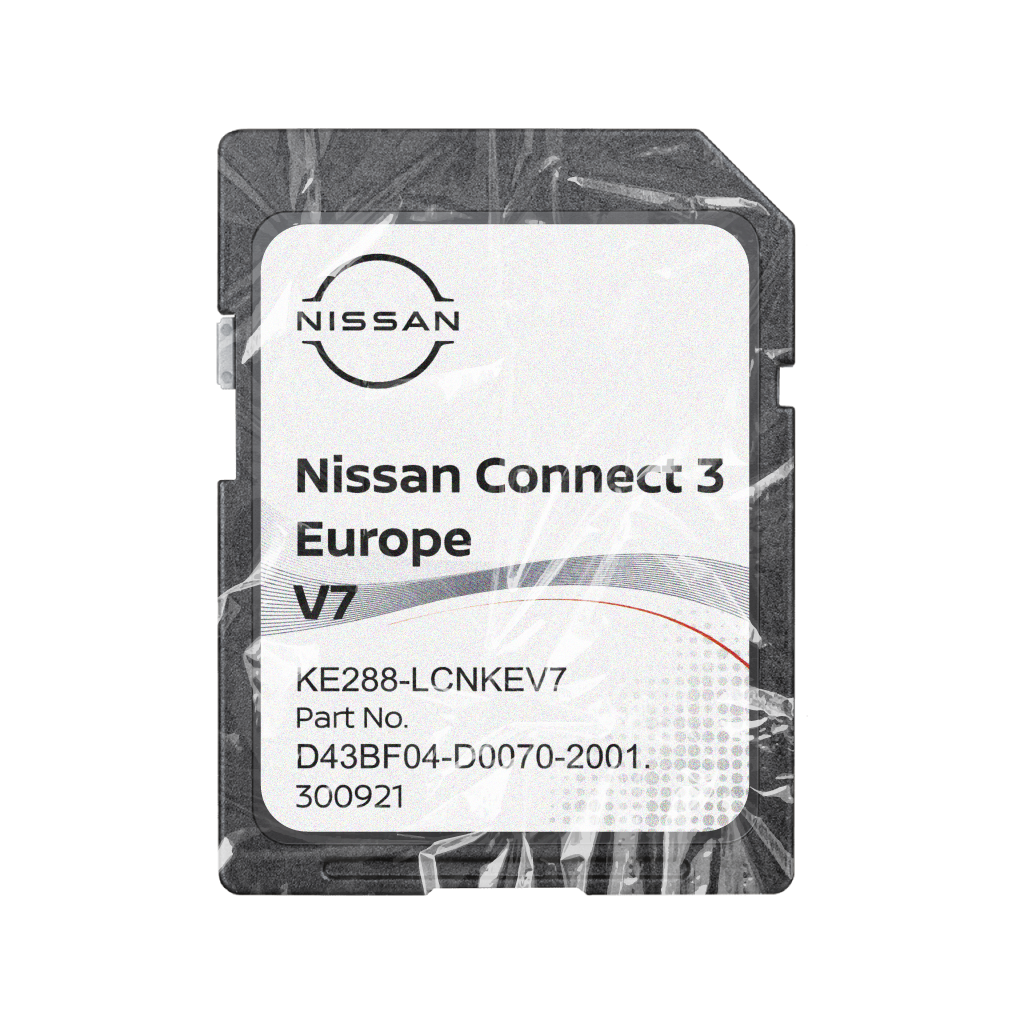 Nissan Connect 3 V7 2022 Europe SD Card Sat Nav Map Update | KE288-LCNKEV7 / LCN3 / P43BF04-D0070-2001